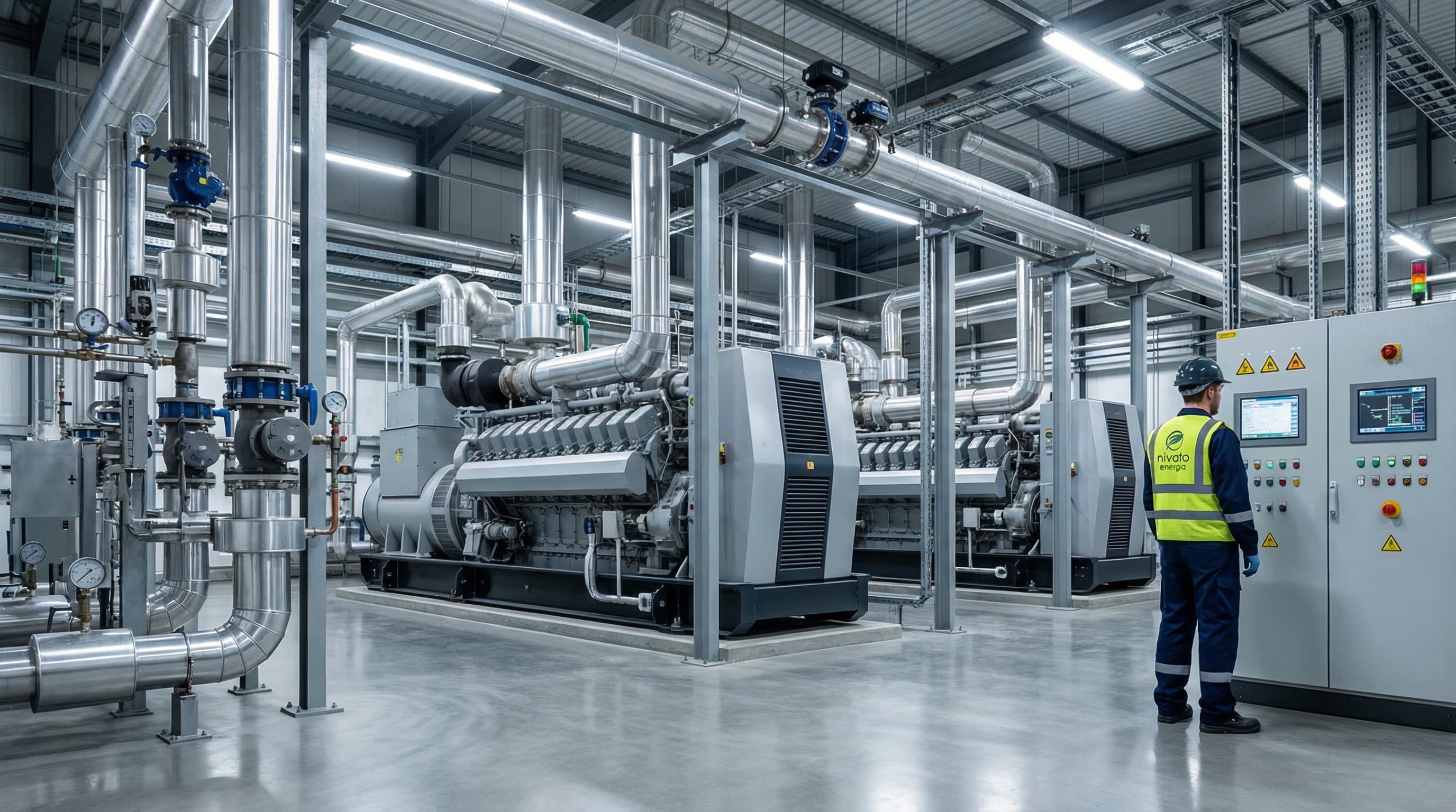 Kontenerowa stacja transformatorowa i instalacja kogeneracyjna zasilana biogazem